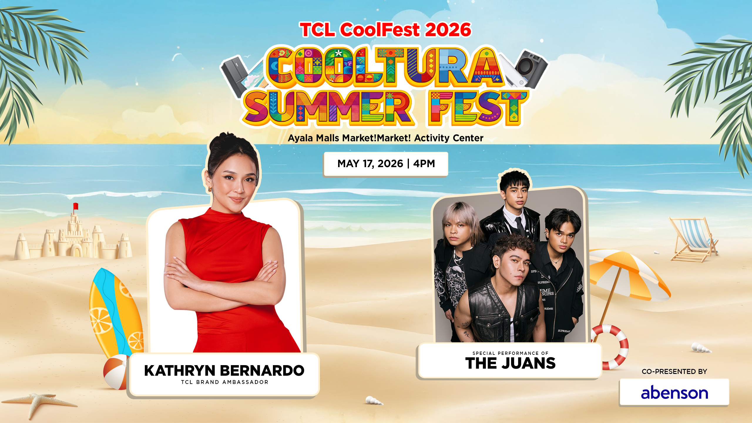 All Set for TCL CoolFest Y3: Cooltura Summer Fest co-presented by Abenson ...