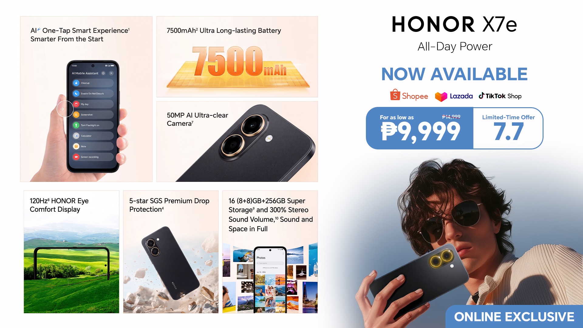 Mehr Leistung, weniger Sorgen: Das HONOR X7e ist jetzt auf Shopee ...