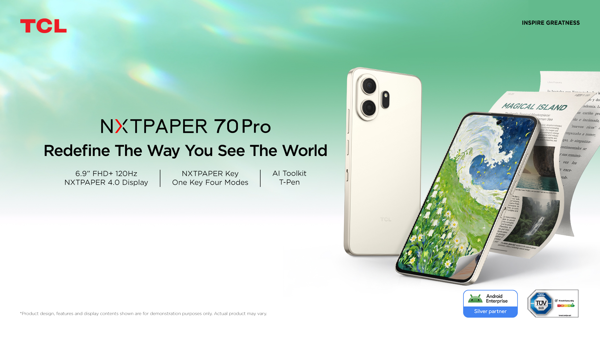 TCL Expands Mobile Portfolio with Groundbreaking NXTPAPER Smartphone ...