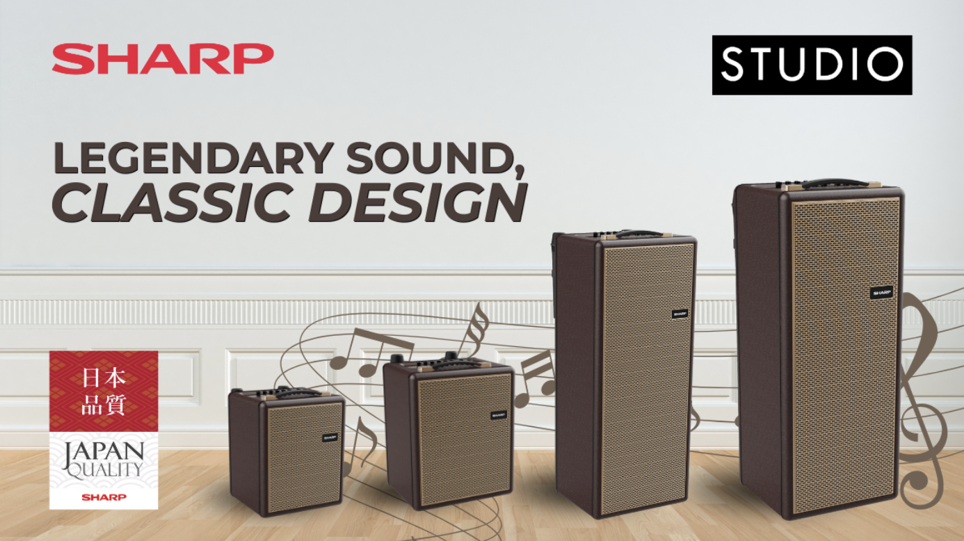 Sharp Philippines Brings Back Timeless Style with the New Classic Speaker ...