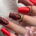 red gel polish